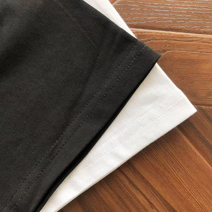 Maglietta con lacrime di denim 