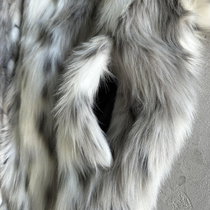 Corteiz Pelzjacke mit Kapuze