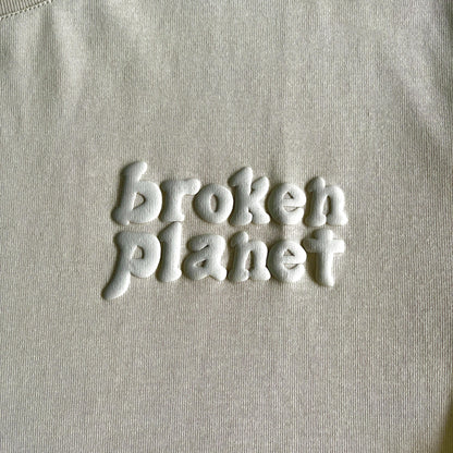 Maglietta corta con lettera base Broken Planet 