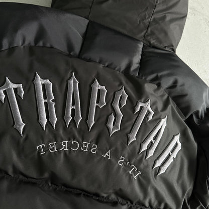 Trapstar Decoded Arch Pufferjacke Schwarz 
