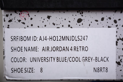 AIR JORDAN 4 RETRO "NCAA PE - UNC" 