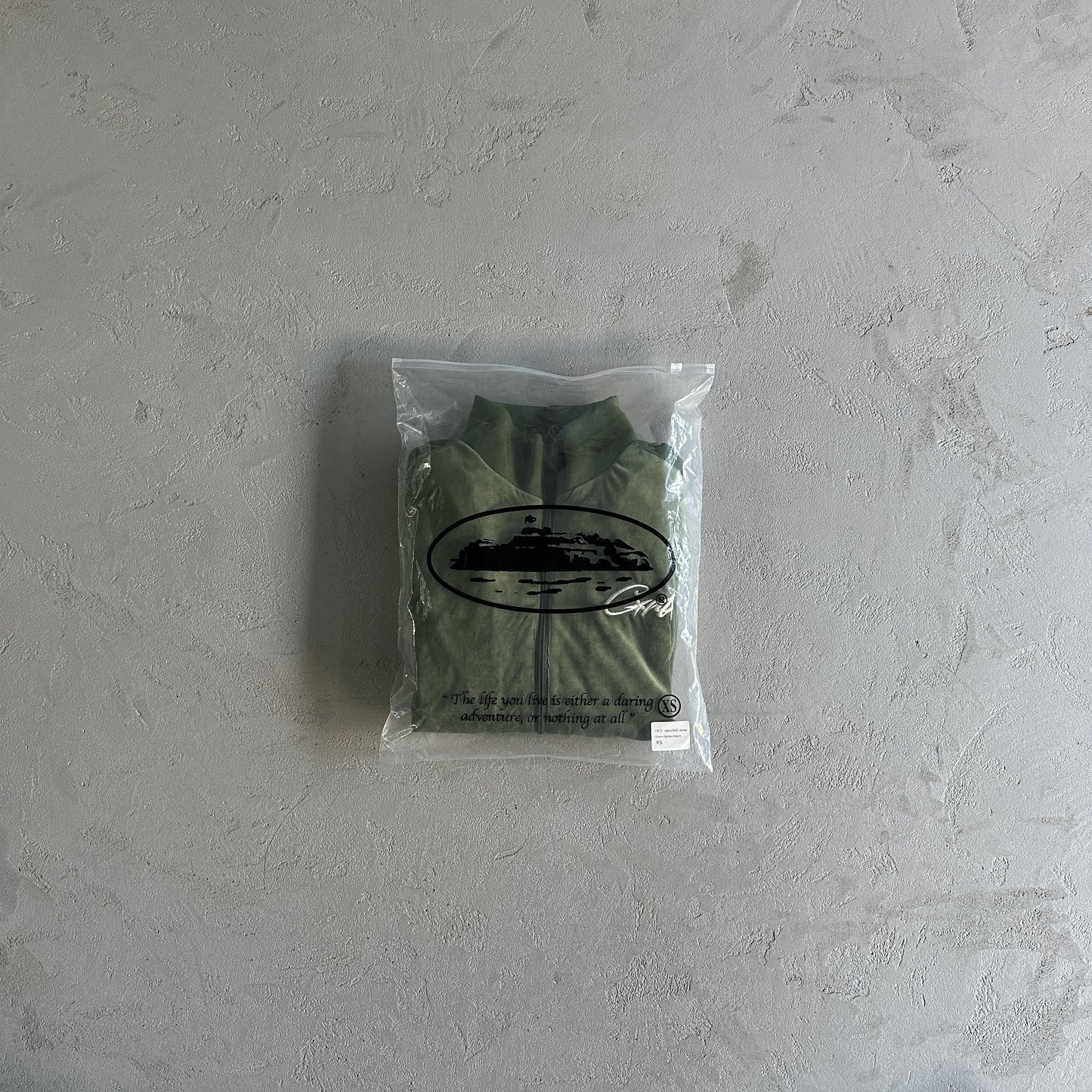 Corteiz Velvet Trackset Grün 