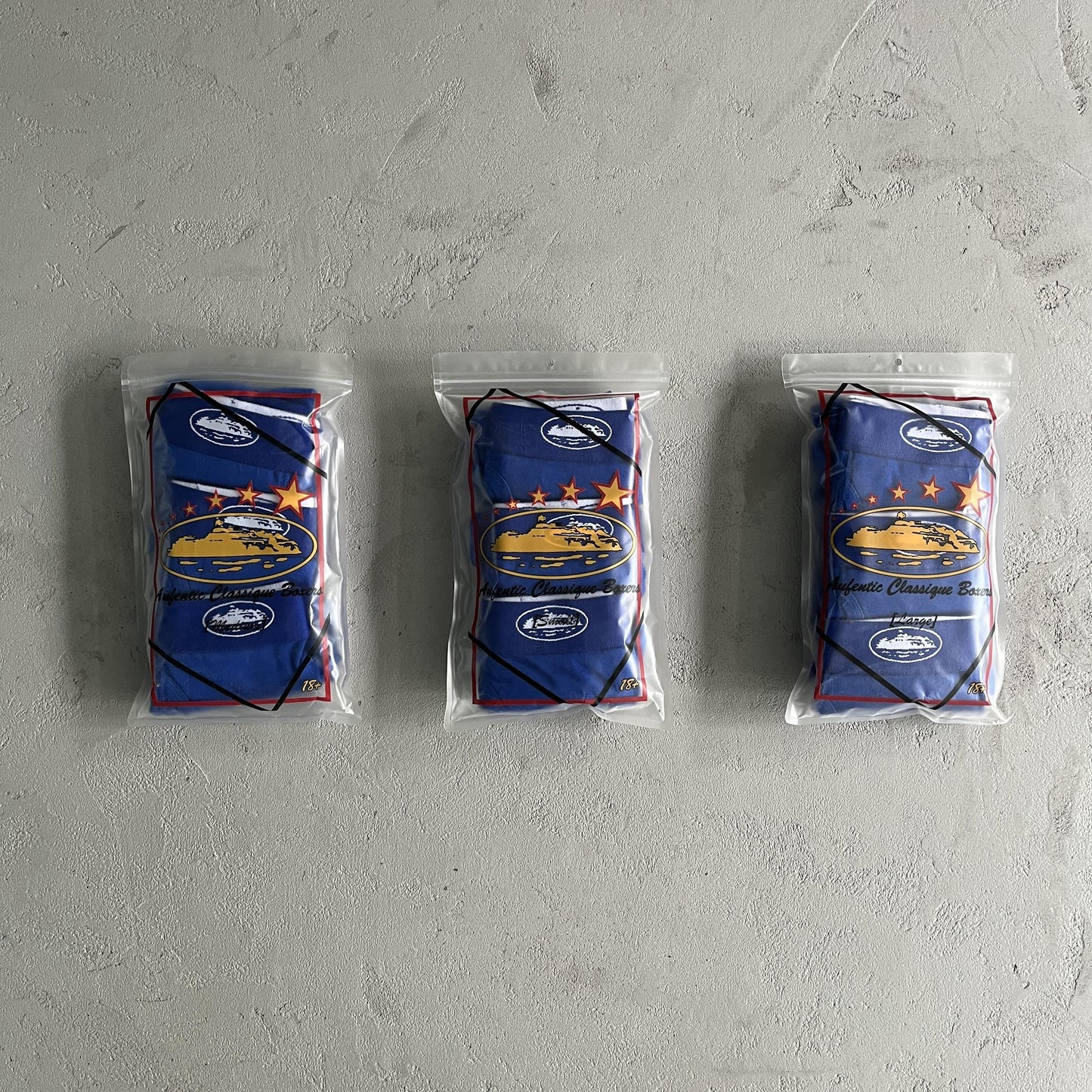 Corteiz (3er-Pack) ALCATRAZ Boxershorts