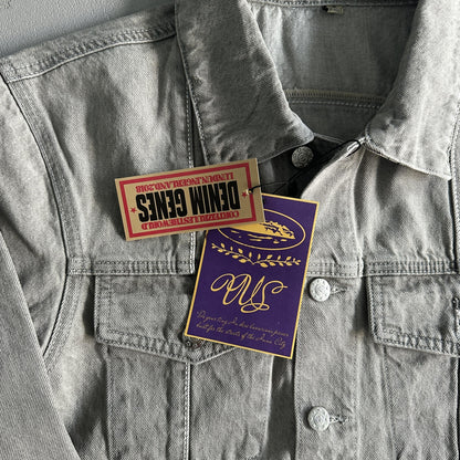 Giacca in denim Corteiz grigia