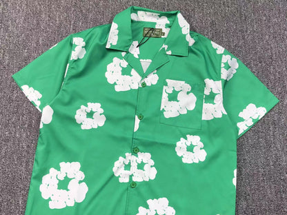 Tuta da bagno con strappi in denim