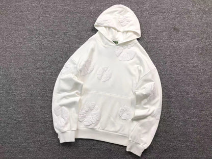 Il denim strappa la ghirlanda di cotone