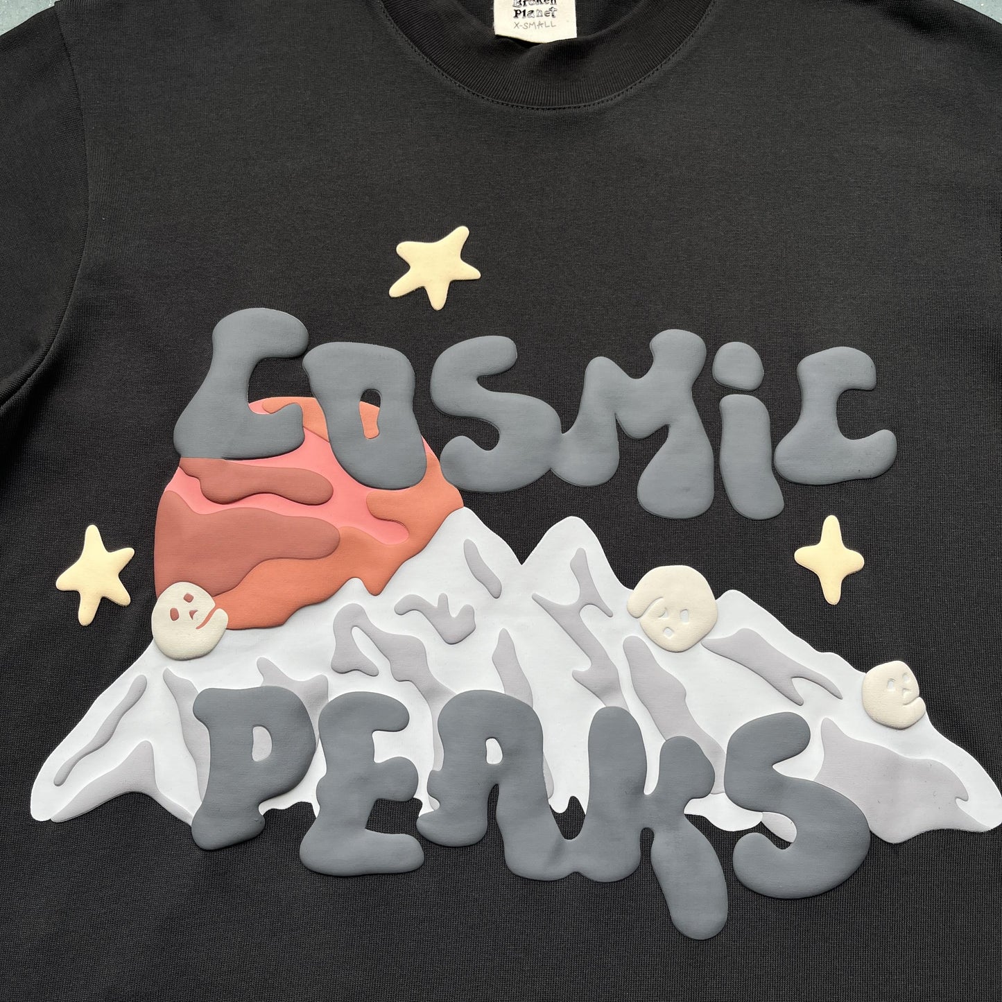 Broken Planet Cosmic peaks Tshirt