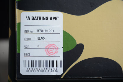 Bape Sta Schwarzes Lackleder 