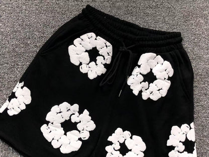 Maglietta con lacrime di denim