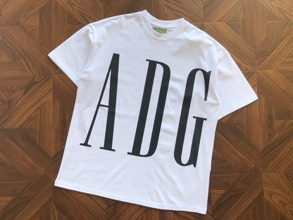 Maglietta con lacrime di denim 