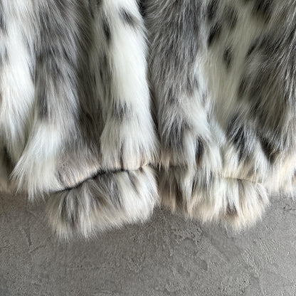 Corteiz Pelzjacke mit Kapuze