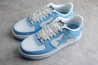 Bape Sta Lackleder North Carolina Blau 