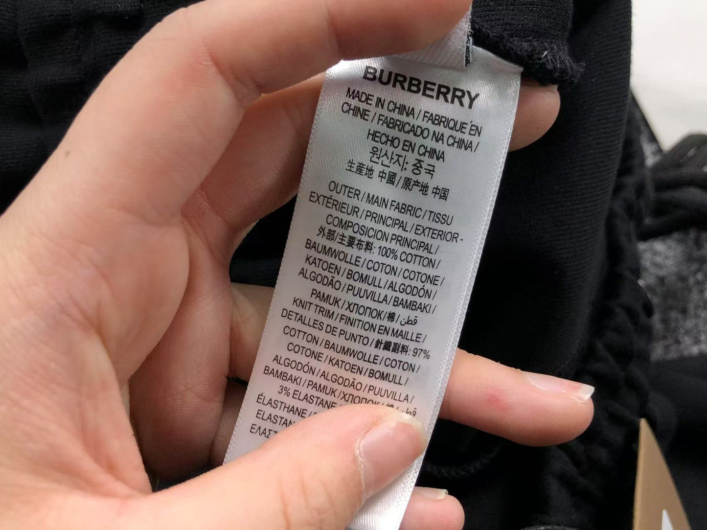 Pantaloncini da tuta Burberry