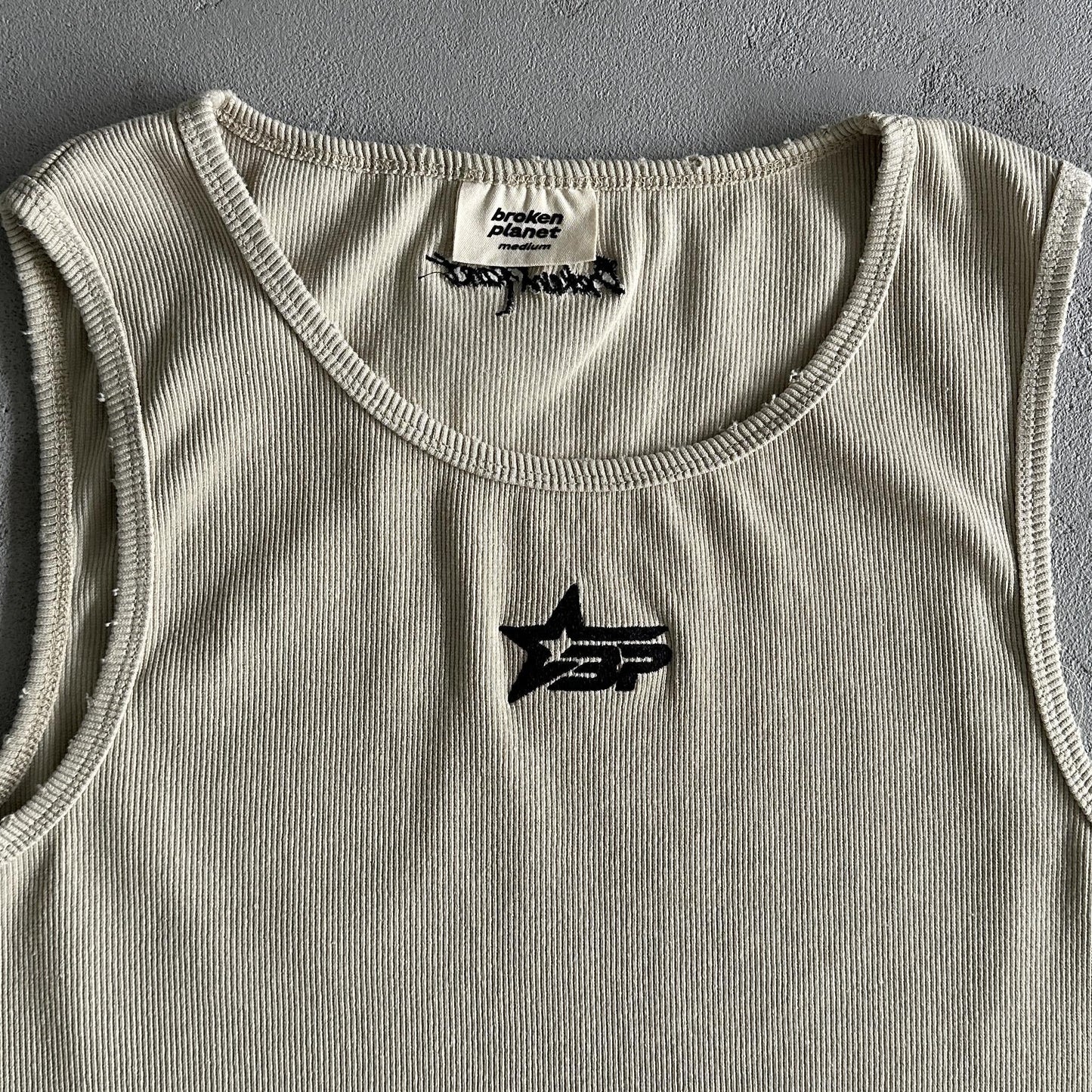 Broken Planet Herren Gewaschenes Ribbde Tanktop