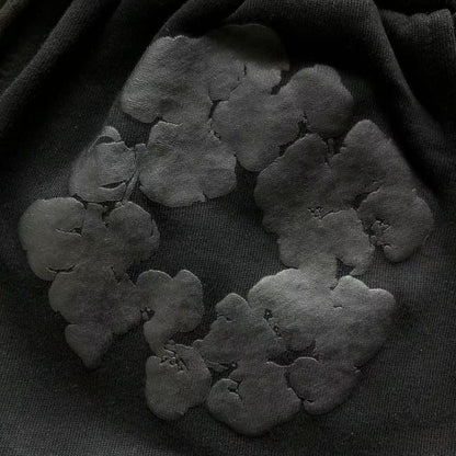 Pantaloncini con strappi in denim 