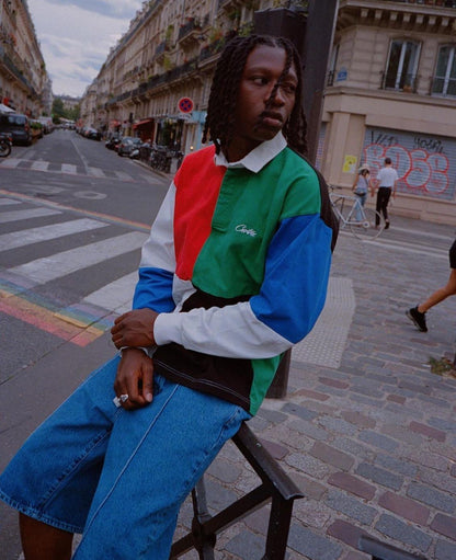 Corteiz Polo Langarm Block