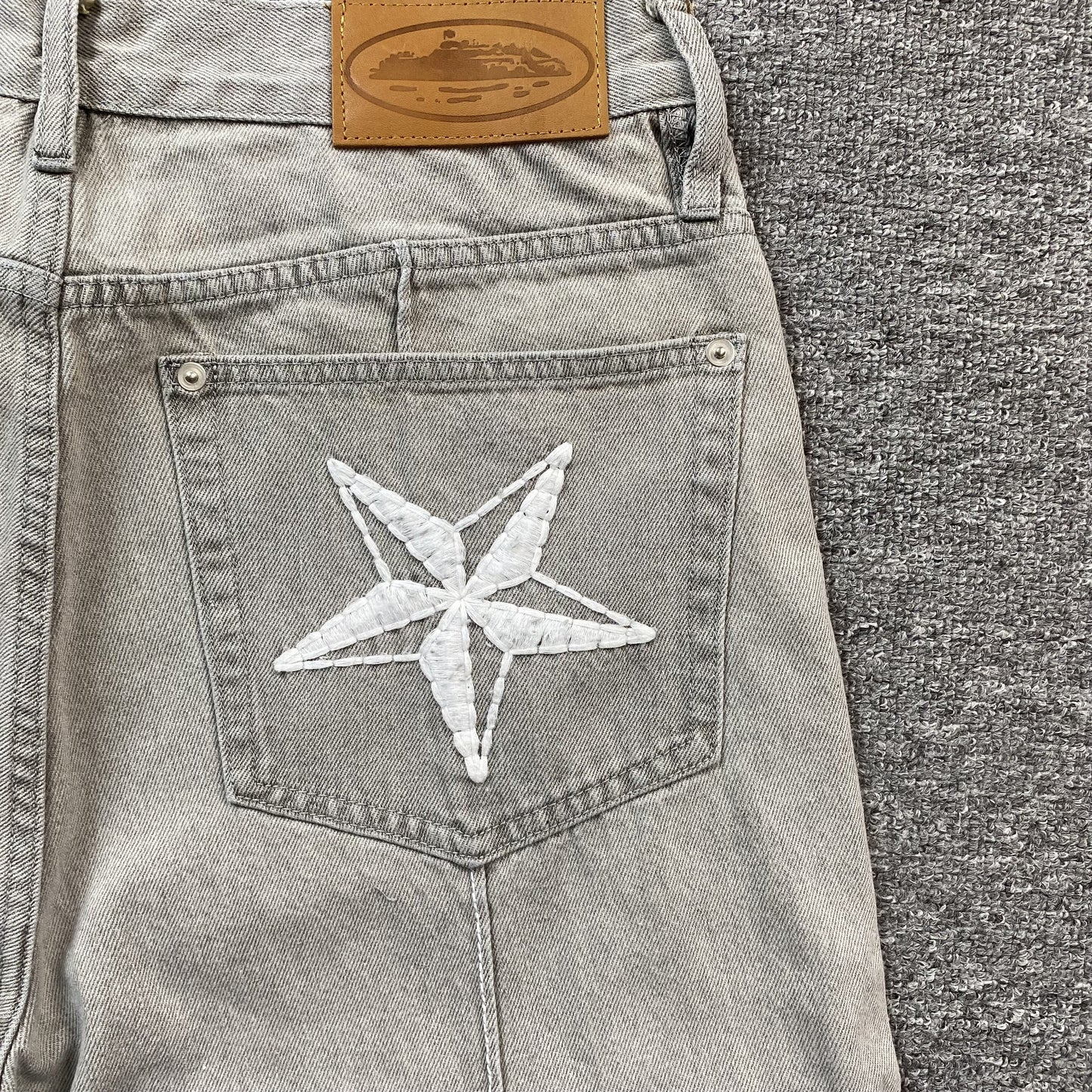 Corteiz Denim Jeans-Shorts