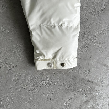 Trapstar Irongate Embossed Puffer Jacket Cream