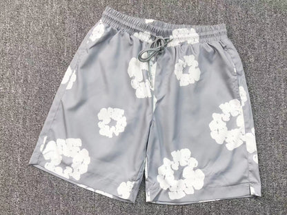 Tuta da bagno con strappi in denim