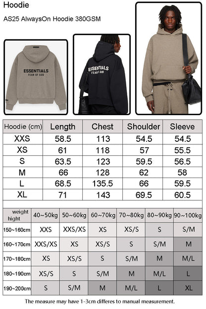 FOG x Essentials Hoodie 25SP Metallico