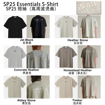 Camiseta FOG x Essentials 25SP Metallic