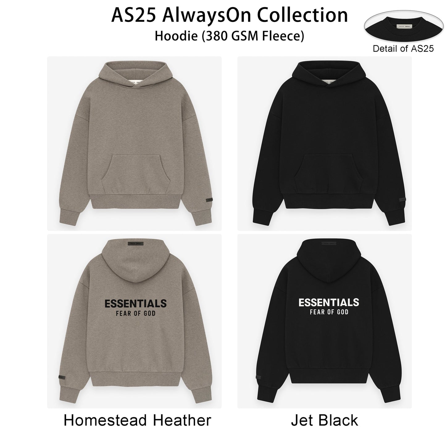 Sudadera con capucha FOG x Essentials 25AS