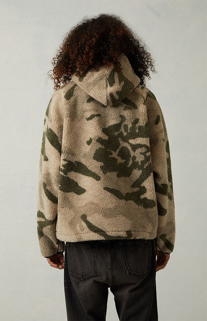 Felpa con cappuccio in pile FOG x Essentials