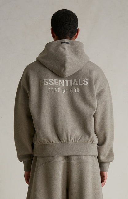 Felpa con cappuccio e zip FOG x Essentials 25Sp