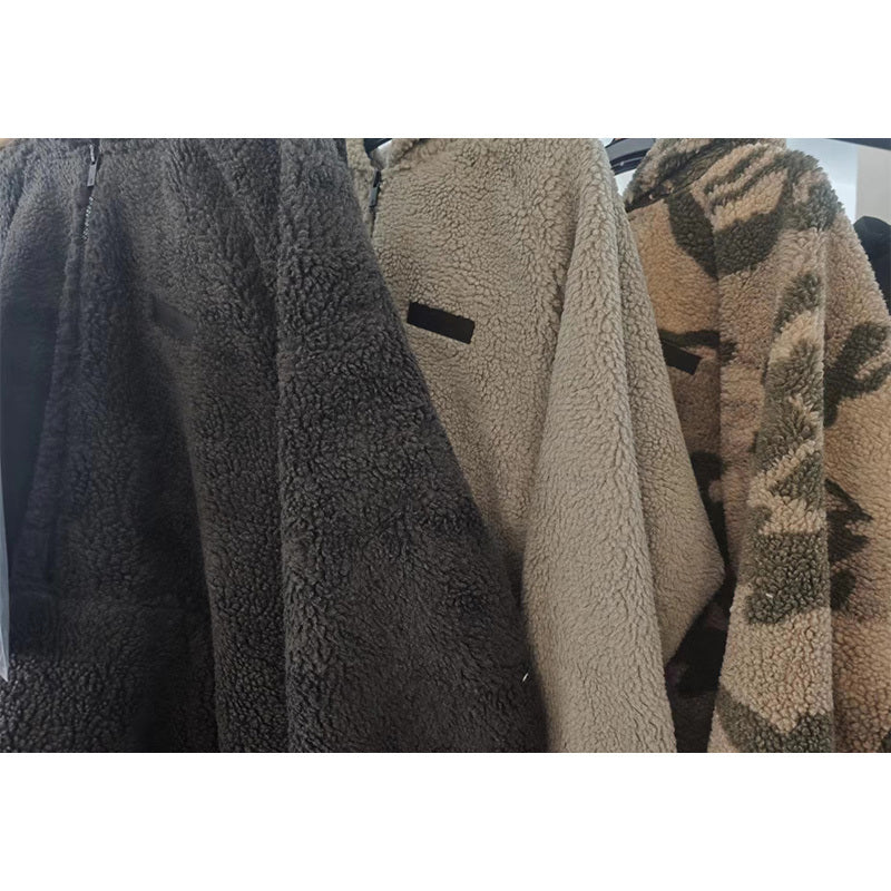 Felpa con cappuccio in pile FOG x Essentials