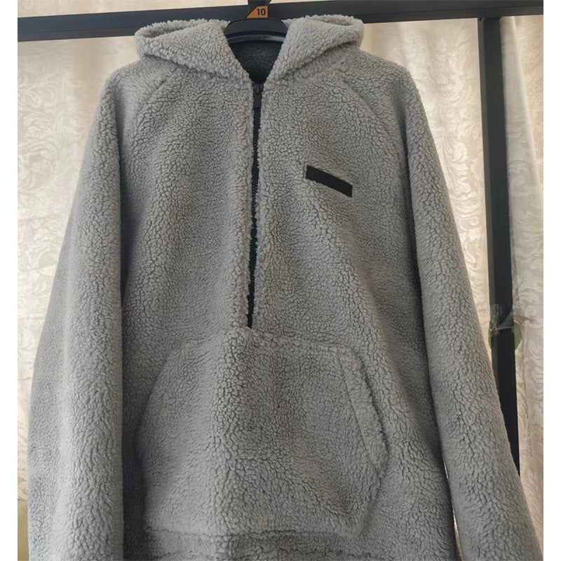 Felpa con cappuccio in pile FOG x Essentials