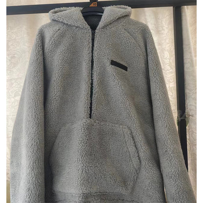 Felpa con cappuccio in pile FOG x Essentials