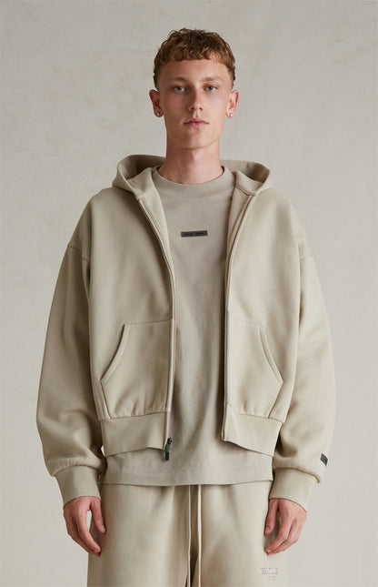 Felpa con cappuccio e zip FOG x Essentials 25Sp