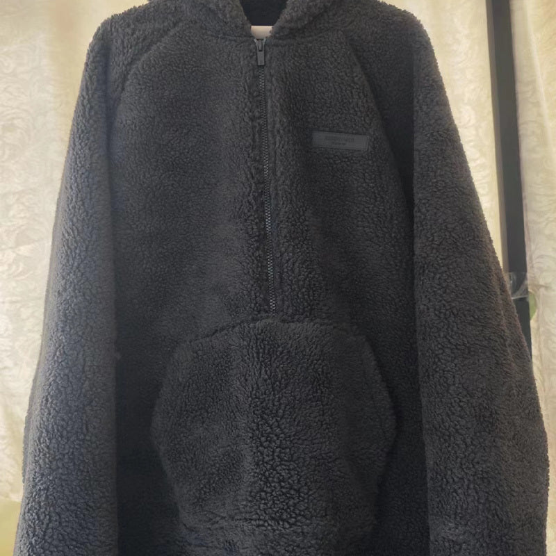 Felpa con cappuccio in pile FOG x Essentials