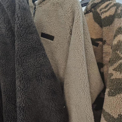 Felpa con cappuccio in pile FOG x Essentials